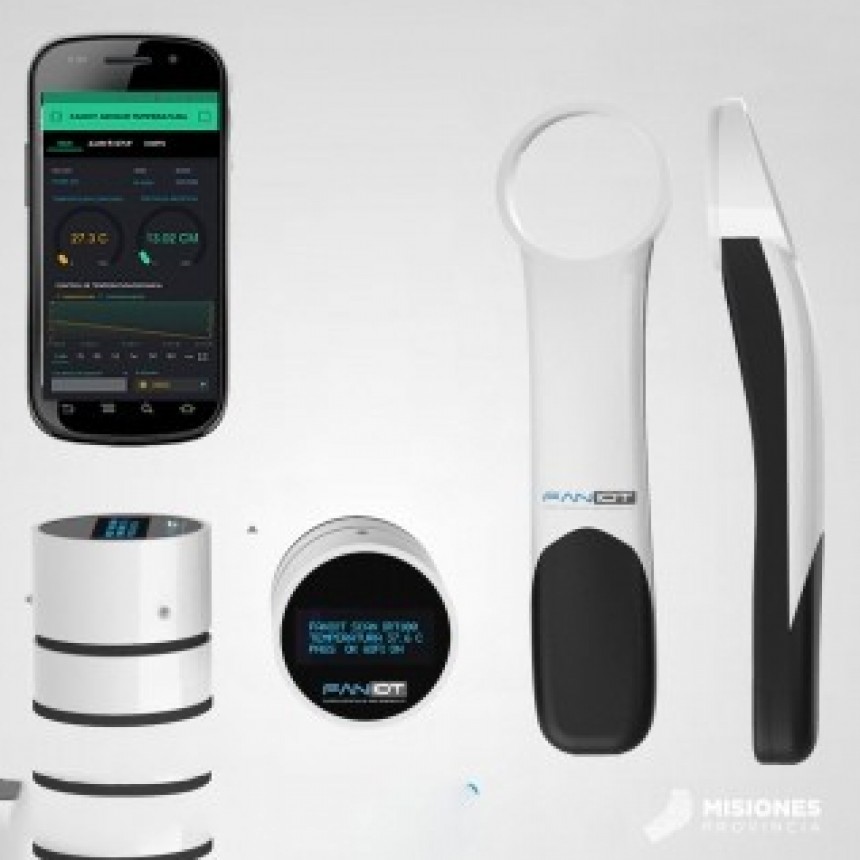 Misiones fabrica los primeros termómetros infrarrojos inteligentes del país