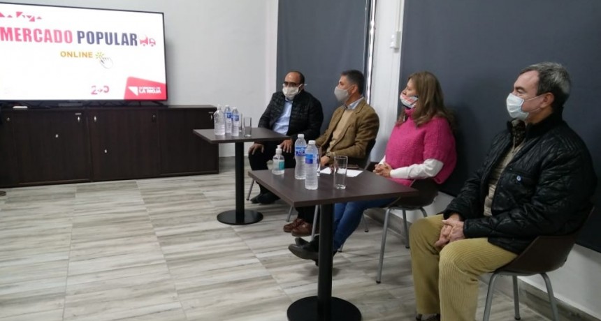 Presentaron la nueva APP del Mercado Popular Online