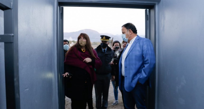 Quintela hizo recorrido de obra en el Servicio Penitenciario