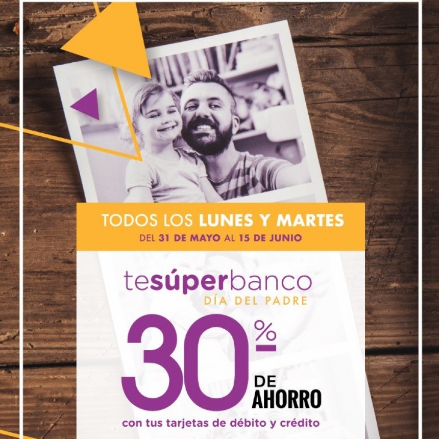 El Gobierno provincial y Banco Rioja lanzaron te súper banco día del Padre