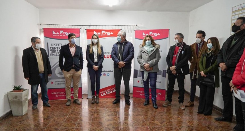 Vergara visitó el hospital de día para tratamiento de los consumos problemáticos