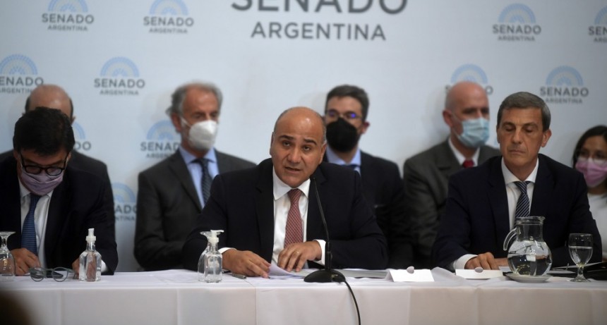 Manzur presentó ante el Senado su primer informe de gestión: 