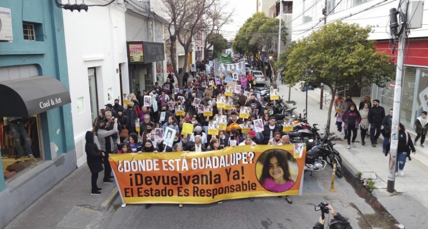Unas 3.000 personas marcharon en San Luis a un año de la desaparición de Guadalupe Lucero
