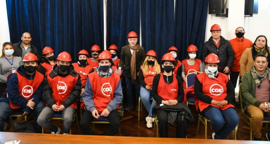 Se capacitó a personal del COE en Seguridad e Higiene 