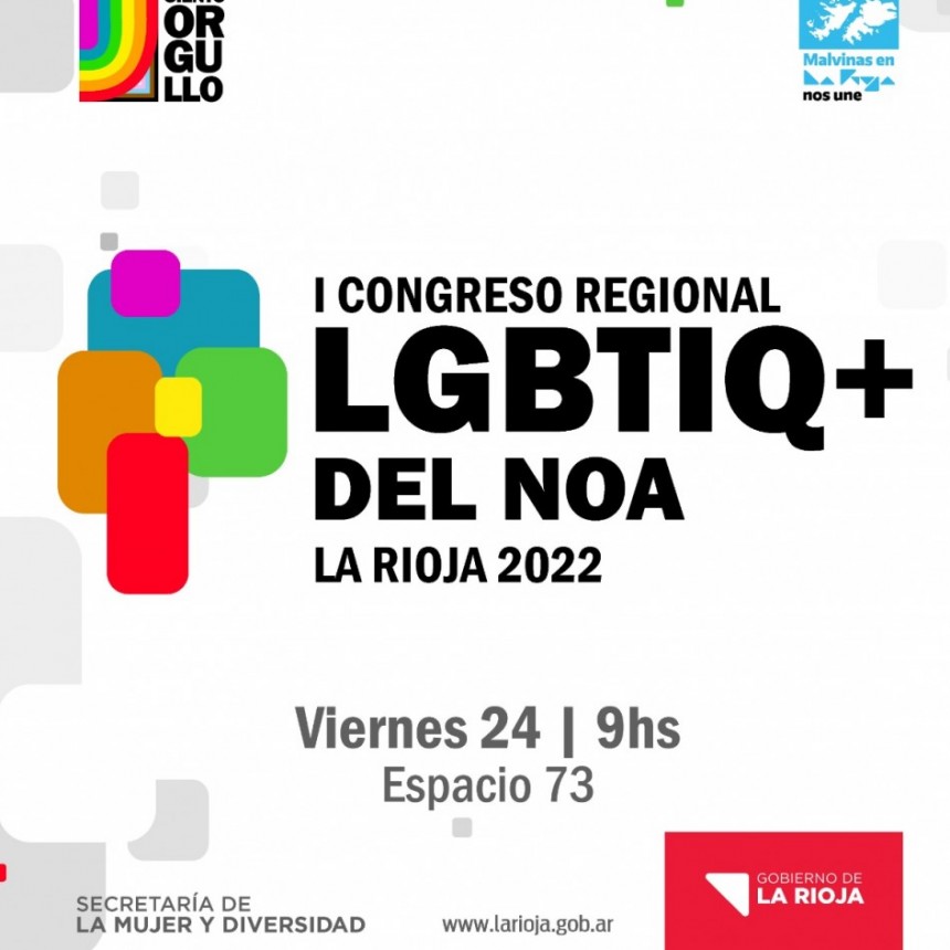 La Rioja será sede del Primer Congreso Regional LGBTIQ+ del NOA