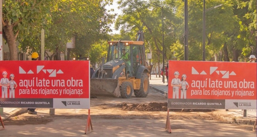 Continúan los trabajos de la obra de Renovación Urbana en Capital 