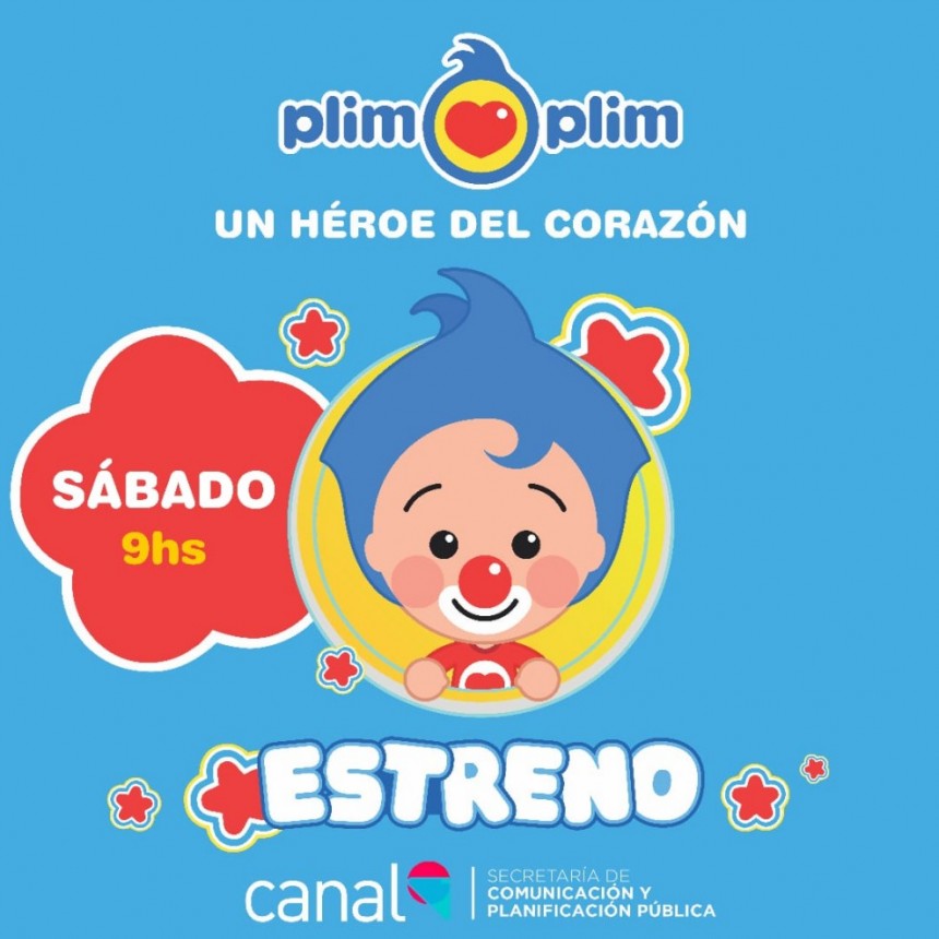 El próximo sábado se estrena “Plim Plim” en la pantalla de Canal 9