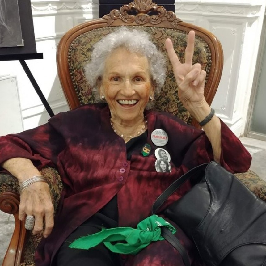 Falleció Lita Boitano, la presidenta de Familiares de Desaparecidos y Detenidos en la última dictadura militar