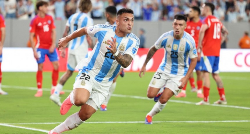 Que hermoso... Argentina le ganó a Chile sobre la hora