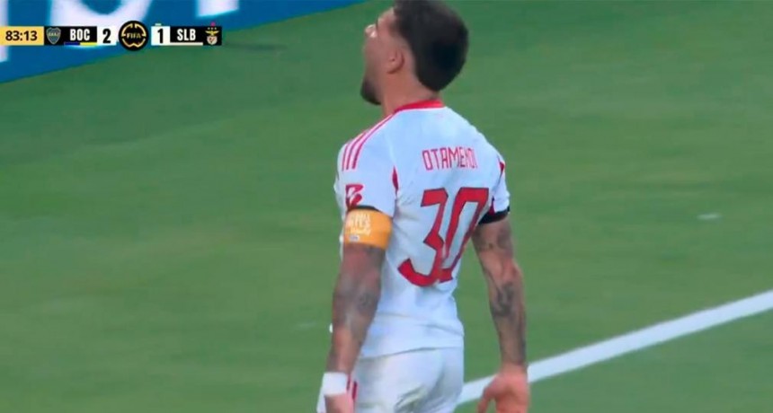 Lo ganaba Boca, pero se lo empató el Benfica 