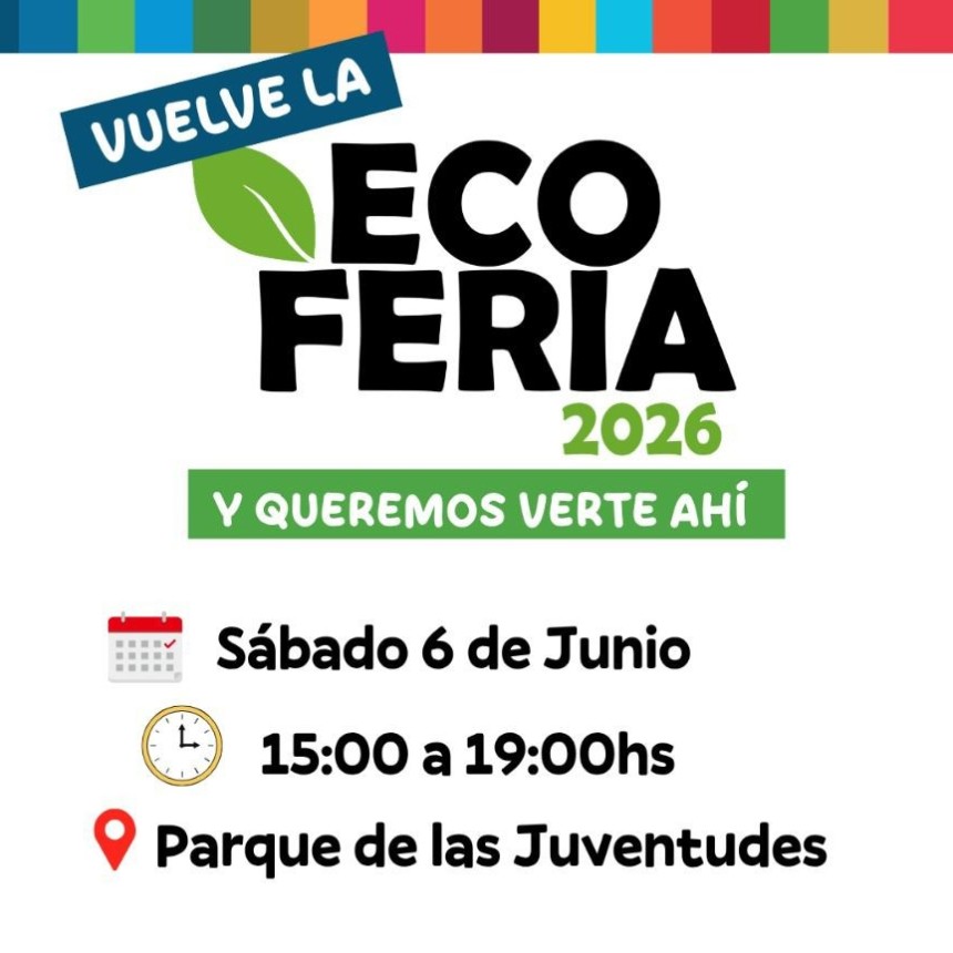 La Eco Feria regresa al Parque de las Juventudes con actividades ambientales, arte y propuestas recreativas  