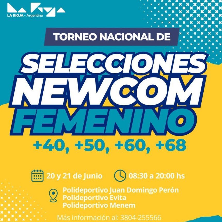 M&aacute;s de 12 provincias llegan a La Rioja para disputar el Nacional de Newcom Femenino