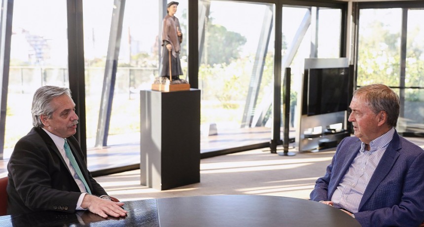 Alberto Fernández se reunió con Schiaretti 