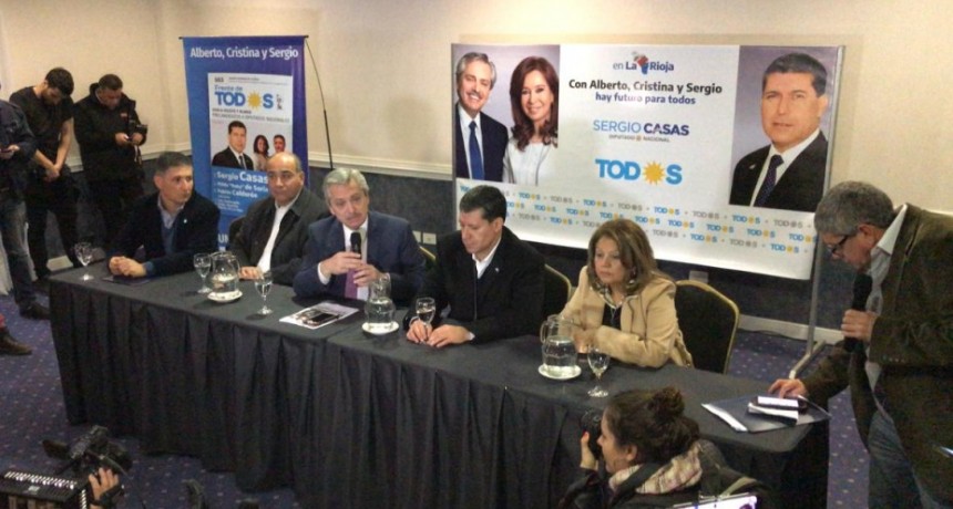 Alberto Fernández visitó La Rioja