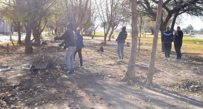 El municipio realizó operativo de limpieza en zona norte