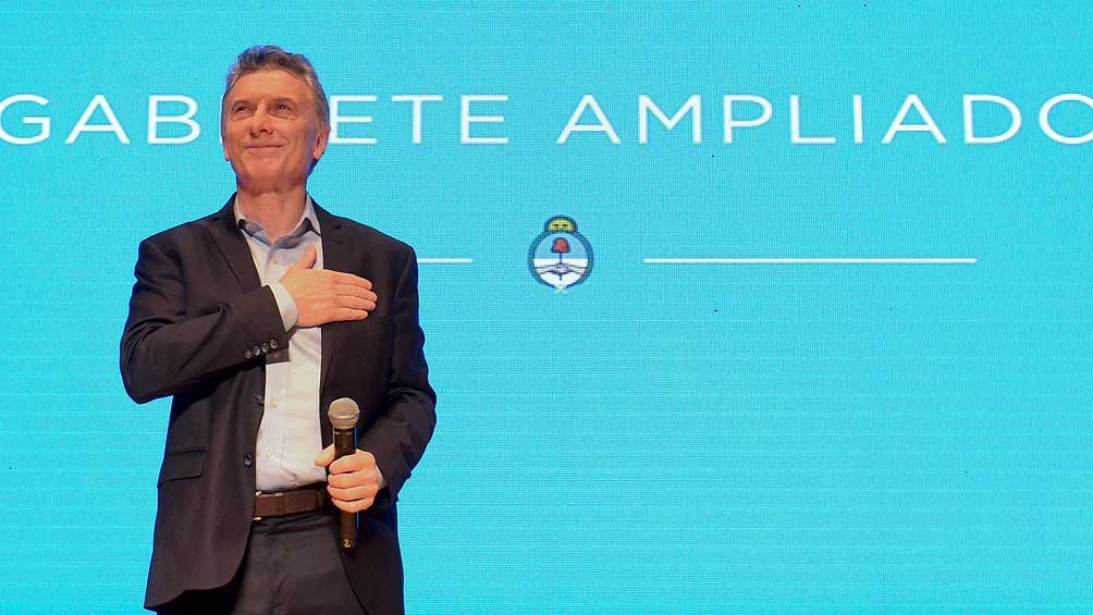 Macri presidió reunión de gabinete con la presencia de Pichetto 