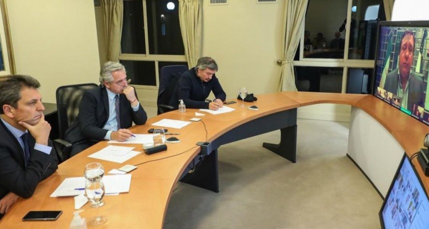 Alberto Fernández dialogó por videoconferencia con legisladores de la oposición