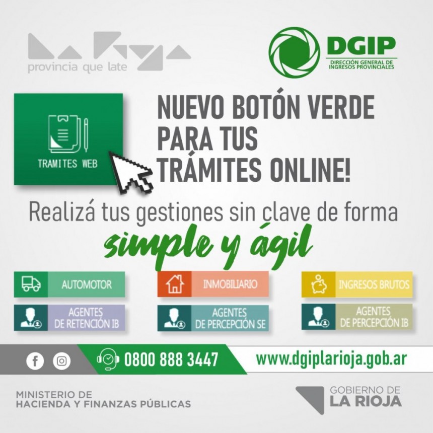  La DGIP informa nueva funcionalidad web botón verde 