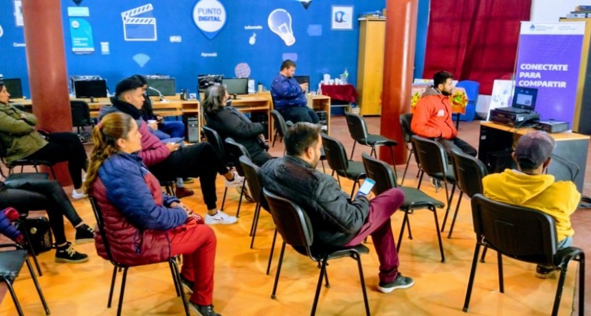 Intenso trabajo de los puntos digitales en toda la provincia