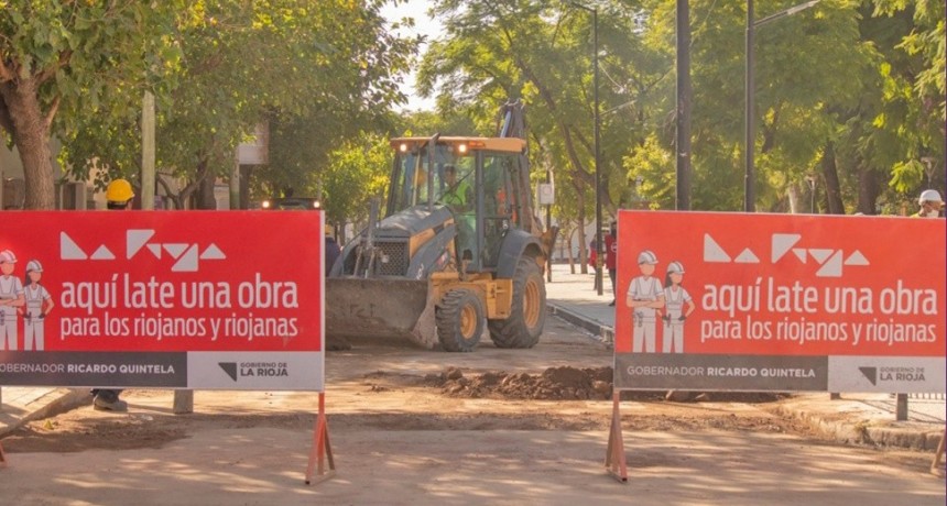 Avanzan los trabajos de Renovación Urbana del Área Central y Desagües Pluviales de Capital