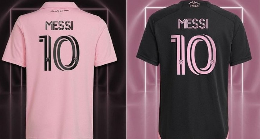  Tras la presentación de Lionel Messi en el club de Florida, se hizo oficial la presentación de la indumentaria de colores rosa y negro