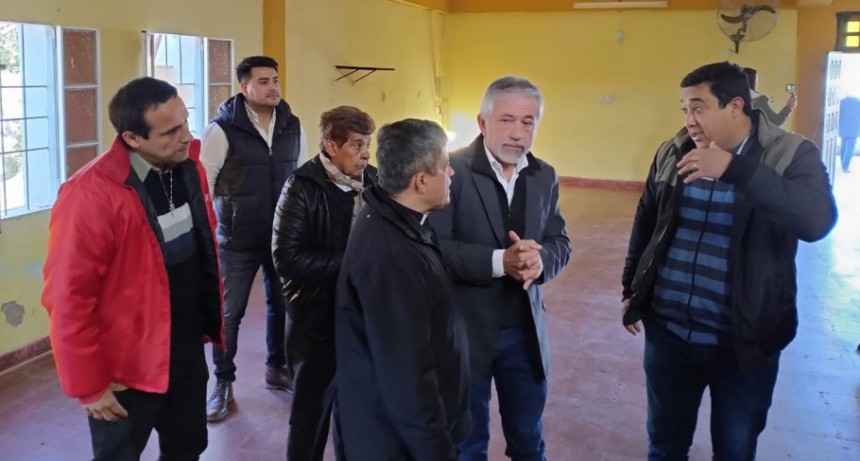 Se iniciaron los trabajos de refacción de la Capilla Cristo Rey