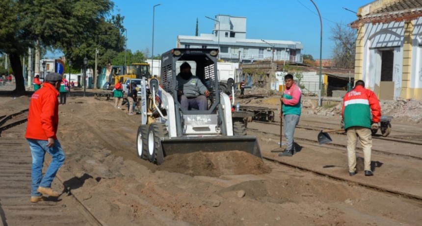 Avanza la obra de recuperación de la ex Estación de Trenes