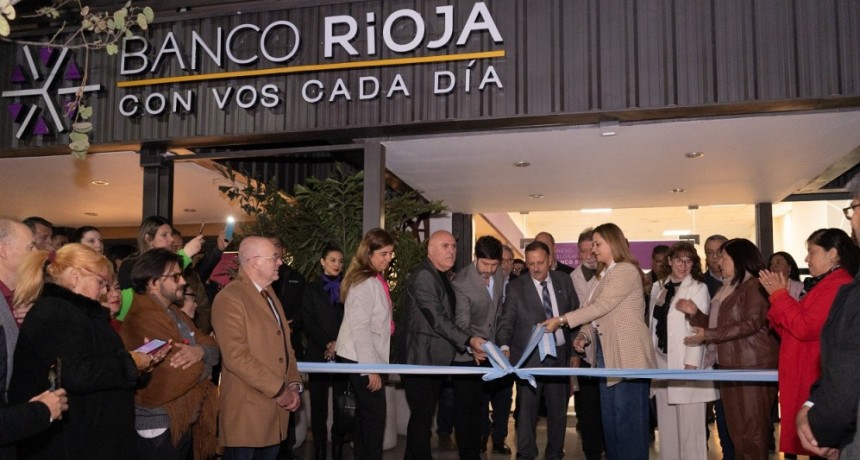 El Banco Rioja inauguró la remodelación del anexo de la calle Belgrano 