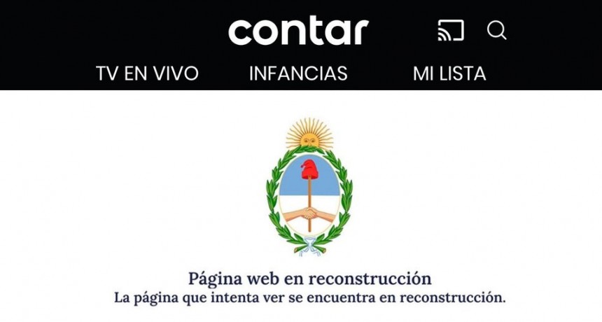 El Gobierno dio de baja la plataforma gratuita Cont.ar