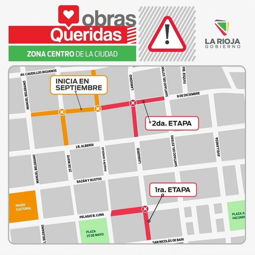 Continúa la Renovación Urbana del Casco Céntrico de la ciudad