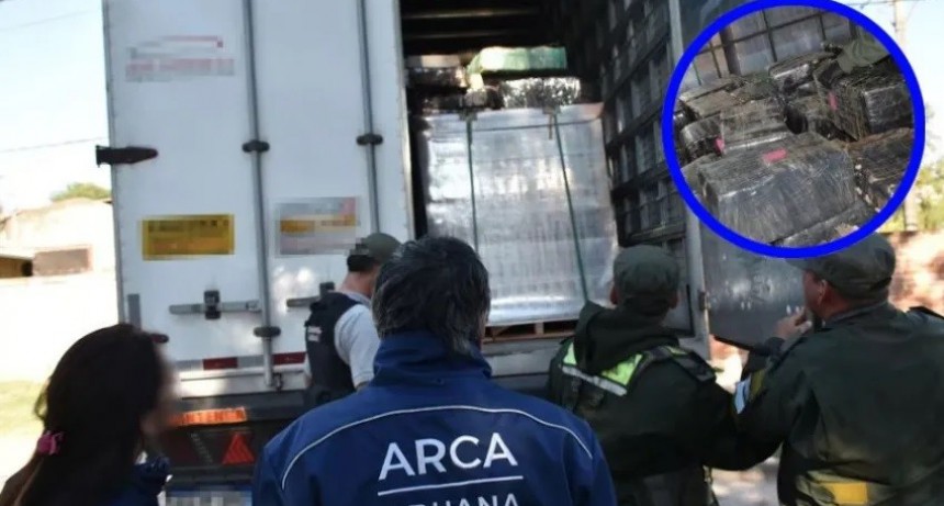 Incautan más de 1500 kilos de marihuana proveniente de Paraguay