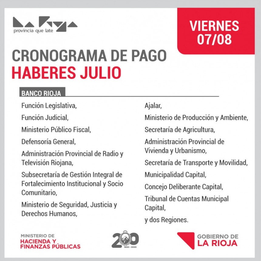 Continúa este viernes el pago de sueldos 