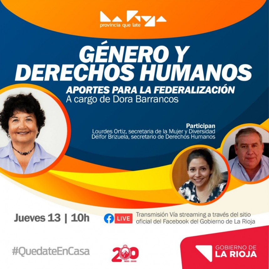 Dora Barrancos brindará una charla sobre “Género y Derechos Humanos, aportes para la federalización”