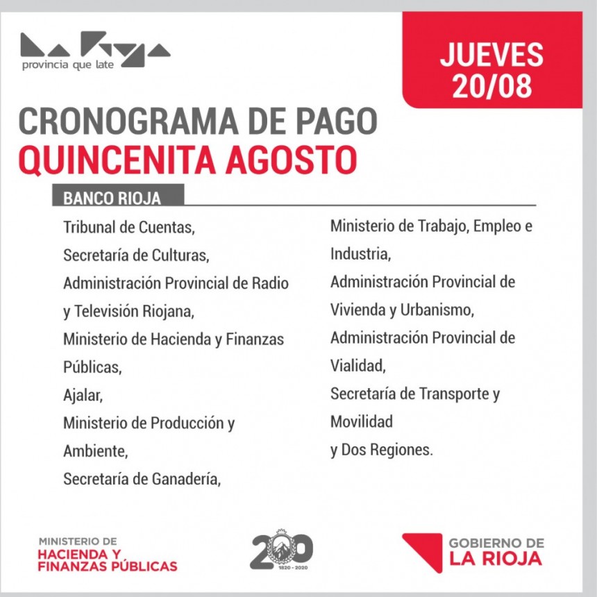 Continúa el pago de sueldos en la APP