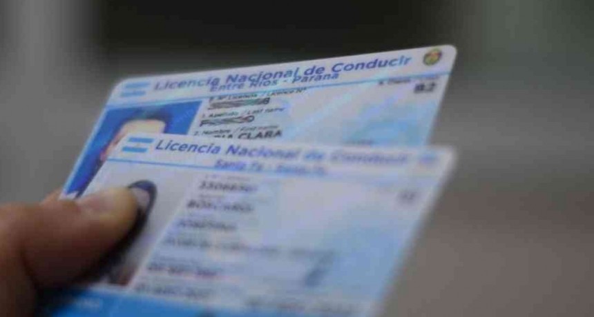 Prorrogan los vencimientos de las licencias de conducir