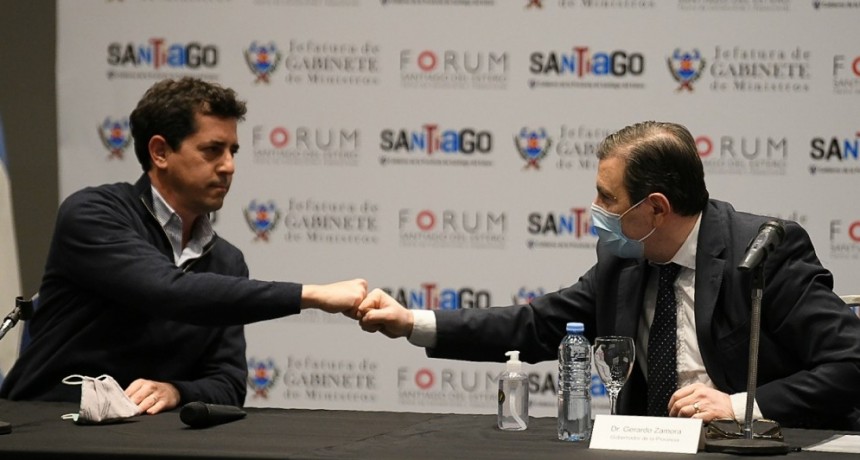Wado de Pedro visitó Santiago del Estero