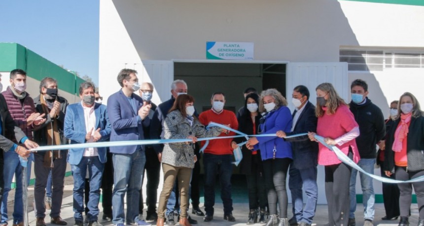 El gobierno provincial inauguró la Planta de Oxígeno en el Hospital de Villa Unión 