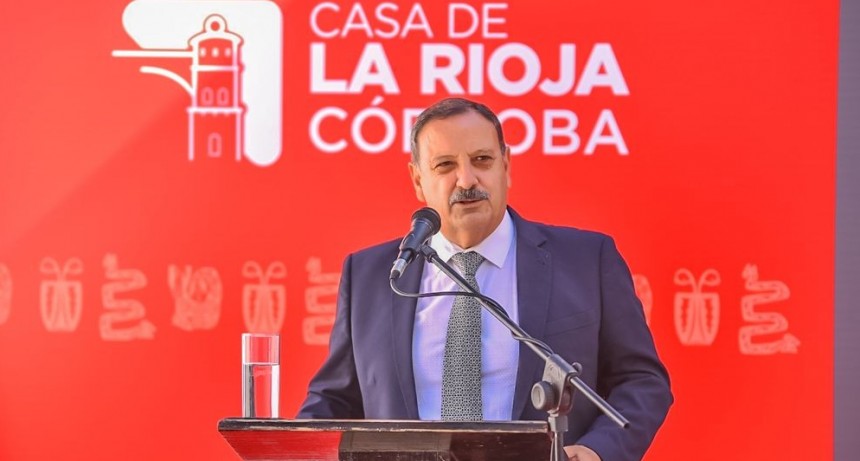 Quintela inauguró la Casa de La Rioja en Córdoba