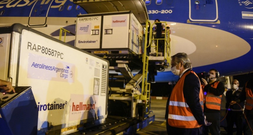 Argentina recibirá casi 5 millones de vacunas esta semana