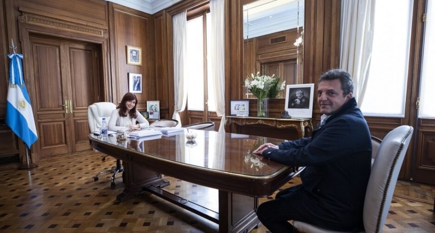 Cristina recibió a Sergio Massa antes de su asunción en Economía