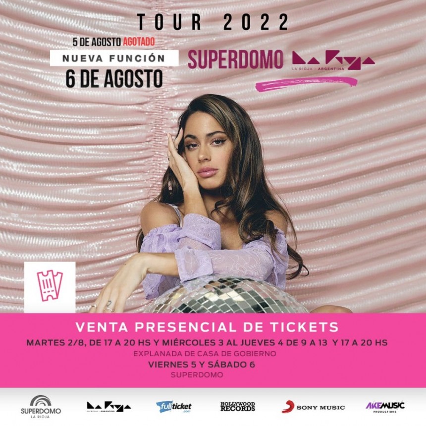 Comienza la venta de entradas presencial para ver el show de Tini Tour 2022
