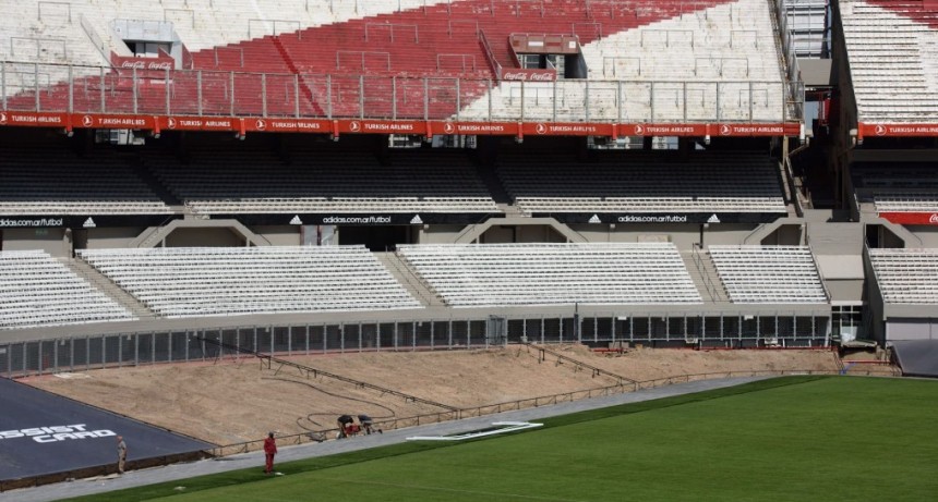 Avanzan las obras en el Monumental 