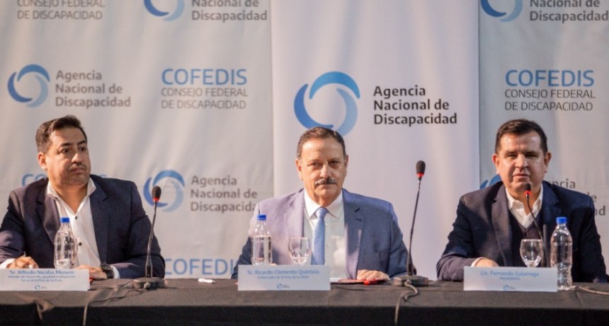 Quintela participó de la 91° Asamblea del Consejo Federal de Discapacidad
