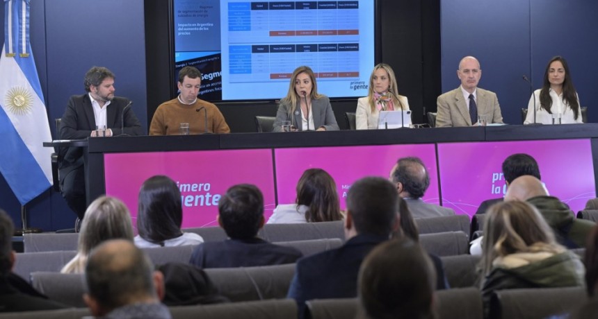 El Gobierno anunció el nuevo esquema de tarifas y subsidios