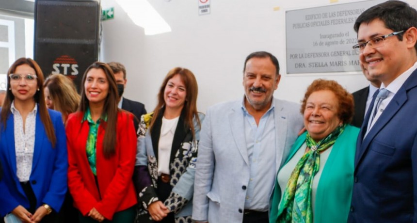 Quintela encabezó la inauguración del edificio de la Defensoría General en La Rioja 