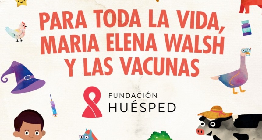 Impulsan la campaña de vacunación infantil con canciones de María Elena Walsh