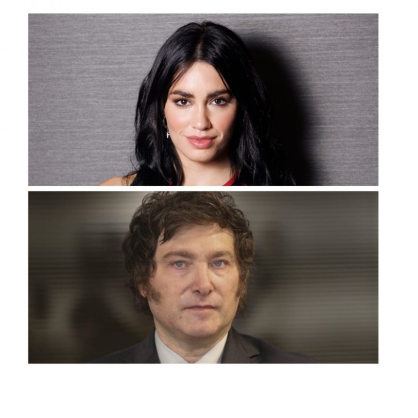  Lali criticó a Milei y la ninguneó:  