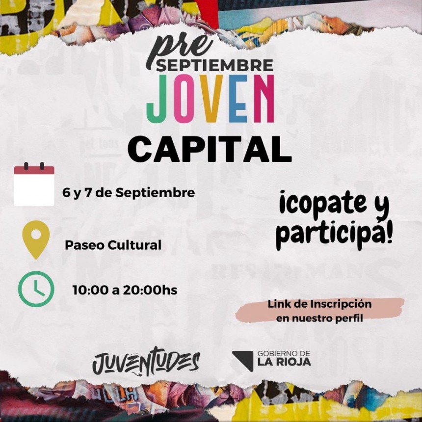 Llega el Certamen de Talentos del Pre Septiembre Joven 2023