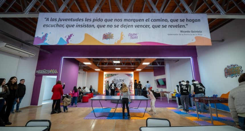Se inauguraron nuevos espacios para las juventudes en el Comedor Estudiantil