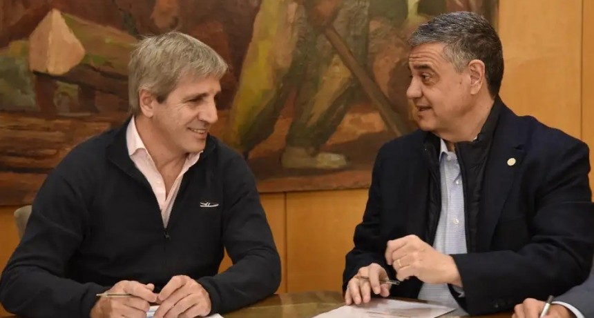 Jorge Macri fue a Economía por la coparticipación y Caputo no apareció